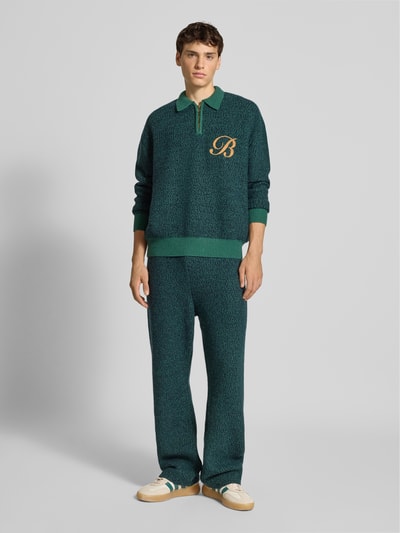 BLKVIS Sweatbroek met elastische band Donkergroen - 1