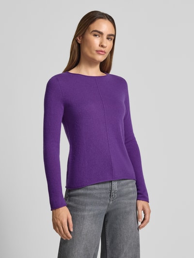 Christian Berg Woman Gebreide pullover van puur kasjmier Paars - 4