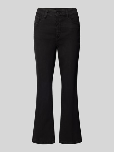 MAC High Waist Jeans Wide Fit mit Dark Wash Modell 'Dream Kick' Black 1
