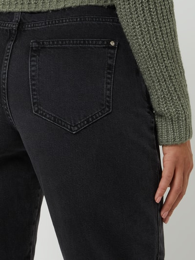 Only Mom Fit Jeans aus Baumwolle Modell 'Troy' Dunkelgrau 3