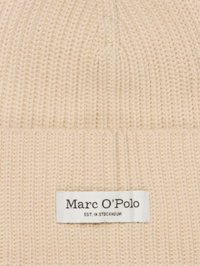 Marc O'Polo Mütze mit breitem Umschlag Offwhite 2
