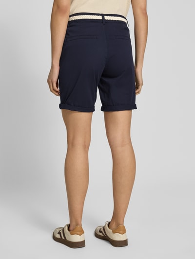 s.Oliver RED LABEL Regular Fit Chinoshorts mit geflochtenem Gürtel Marine 5