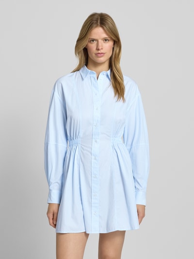 Tommy Jeans Regular fit overhemdjurk van puur katoen Lichtblauw - 4