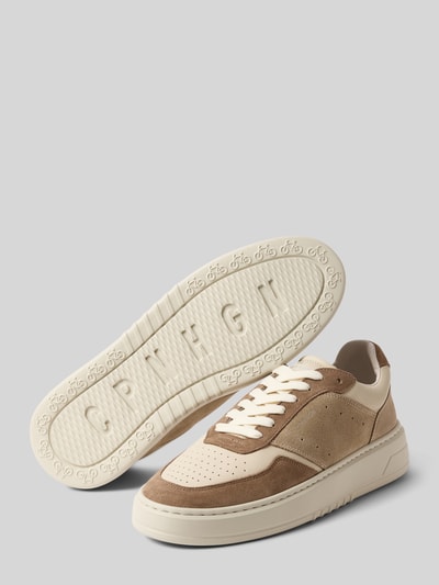 Copenhagen Sneaker aus Leder mit Schnürung Modell 'CPH1M' Beige 4