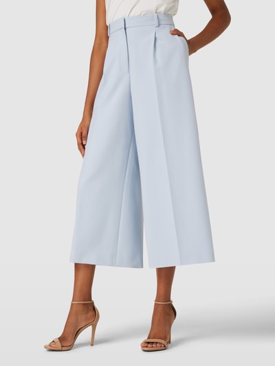 HUGO Wide Leg Stoffhose mit Bundfalten Modell 'Halissa' Hellblau 4