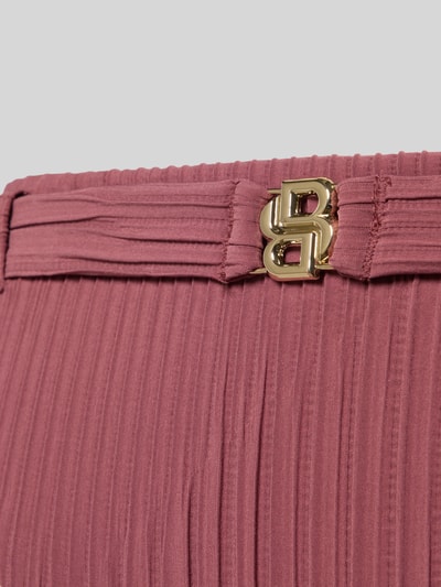 Produktfoto, Bikini-Hose in Plissee-Optik von BOSS, Optik: Unifarben, Gürtel-Detail, Materialverarbeitung: Plissee-Optik, strukturierte Oberfläche