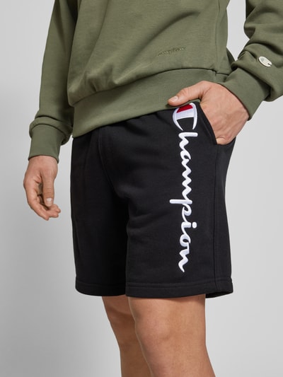 CHAMPION Sweatshorts met elastische band Zwart - 3