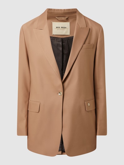 MOS MOSH Blazer van katoenmix, model 'Terry' Beige - 2