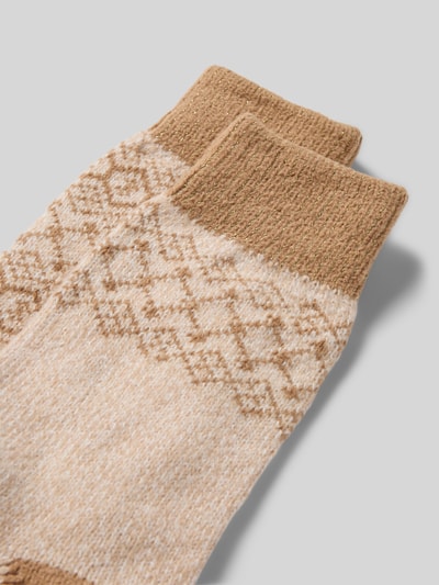 camano Supercozy Socken mit soften Zehennähten Modell 'WOMEN COSY' Beige 2