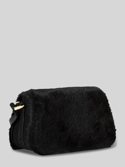 Valentino Bags Schoudertas van polyester met imitatiebontlook model 'ICELAND' Zwart - 3