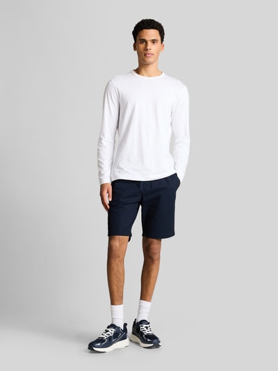 Tom Tailor Denim Regular Fit Sweatshorts aus reiner Baumwolle Marine 1