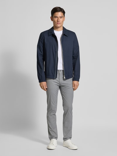 Brax Broek met achterzakken, model 'Cadiz' Zilver - 1