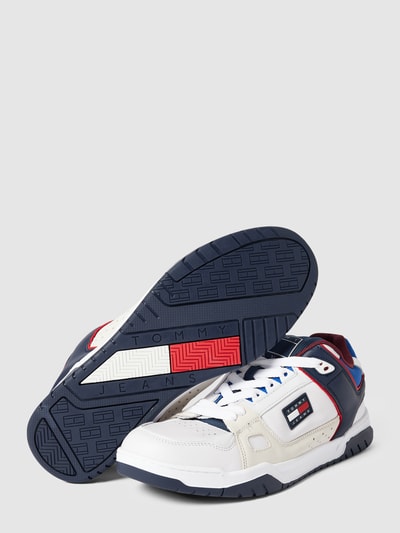 Tommy Jeans Sneakers met labeldetails, model 'TOMMY JEANS SKATE SNEAKER' Wit - 4