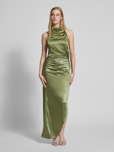 Unique Abendkleid mit Neckholder Schilf 4