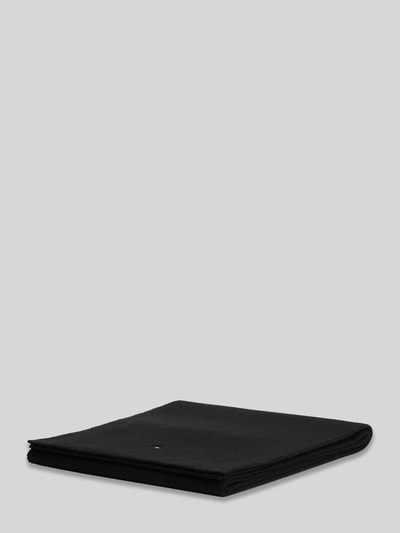 Tommy Hilfiger Schal aus Baumwoll-Mix mit Woll-Anteil Black 3