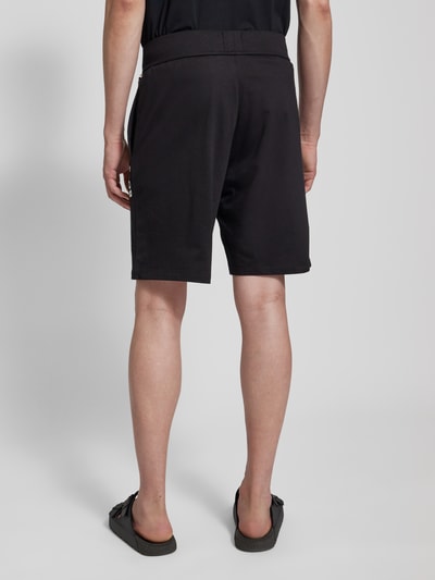 BOSS Sweatshorts met labeldetail, model 'Authentic' Zwart - 5