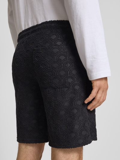 Jack & Jones Sweatshorts mit elastischem Bund Modell 'JAIDEN' Black 3