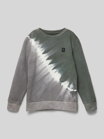 Garcia Sweatshirt mit Label-Patch Schilf 1