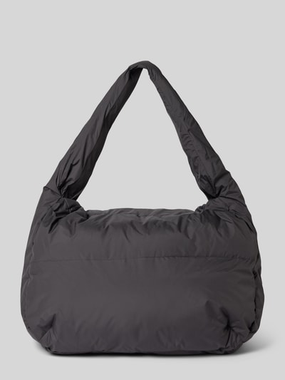 MADS NØRGAARD Handtas met logopatch, model 'Bomb' Donkergrijs - 4