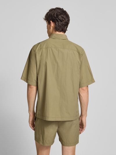 Calvin Klein Underwear Freizeithemd mit Knopfleiste Khaki 5