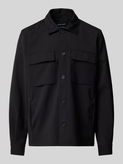 Antony Morato Regular Fit Hemdjacke mit Brustpattentaschen Black 2