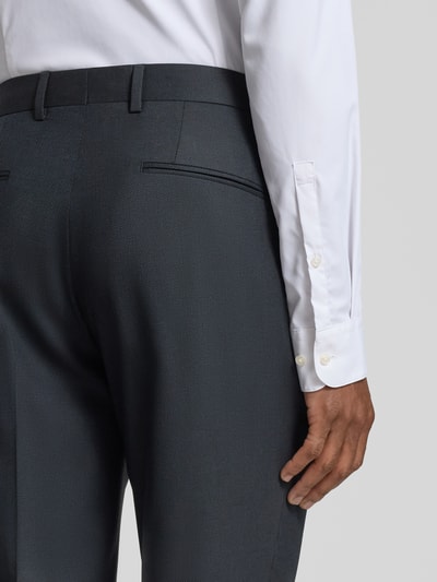 BOSS Regular Fit Anzughose mit Woll-Anteil Modell 'LEON' Blau 3