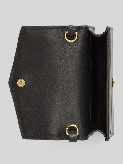 Lauren Ralph Lauren Portemonnee van echt leer met afneembare draagketting Zwart - 3