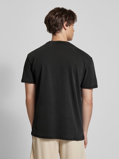 Tommy Jeans T-shirt met labelprint Zwart - 5