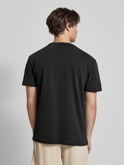 Tommy Jeans T-Shirt mit Label-Print Black 5