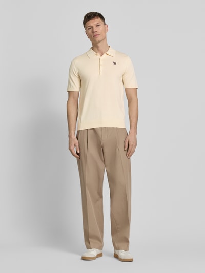 Paul Smith Regular Fit Poloshirt mit Knopfleiste Offwhite 1