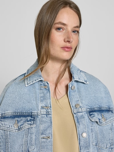 s.Oliver RED LABEL Regular fit T-shirt van katoenmix Zand - 3