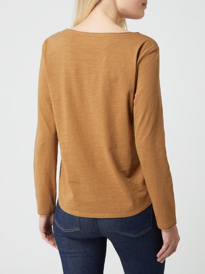 s.Oliver RED LABEL Longsleeve aus Slub Jersey  Camel 5