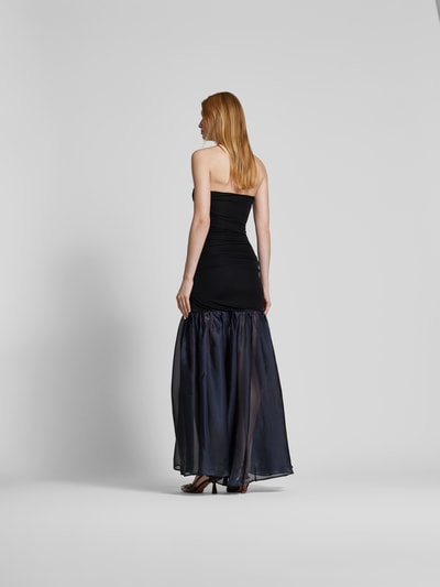 Staud Abendkleid in Bandeau-Form Black 5