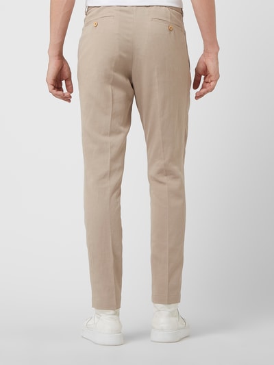 MCNEAL Broek met bandplooi Beige - 6