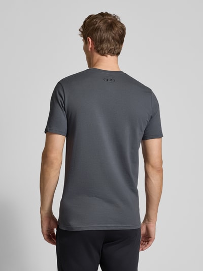 Under Armour T-Shirt mit Label-Print Anthrazit 5