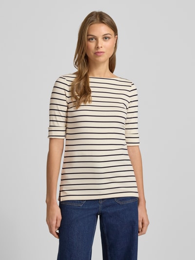 Lauren Ralph Lauren T-Shirt mit 1/2-Arm Modell 'JUDY' Weiss 4