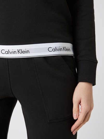 Calvin Klein Underwear Boxy Fit Sweatshirt mit Raglanärmeln Black 3