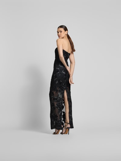 ROTATE Off-Shoulder-Kleid mit Zierbesatz Black 5