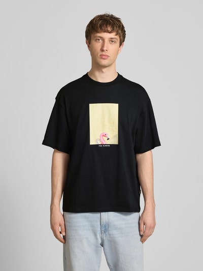 ONLY & SONS Oversized T-Shirt aus reiner Baumwolle Modell 'COOPER' Black 4