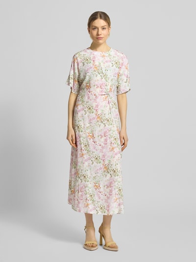 JOOP! Midikleid aus Viskose Modell 'Dela2' Hellrosa 4
