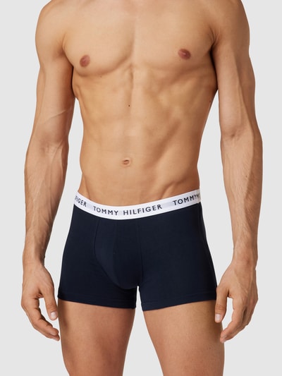 Tommy Hilfiger Trunks mit Logo-Bund im 3er-Pack Lila 1