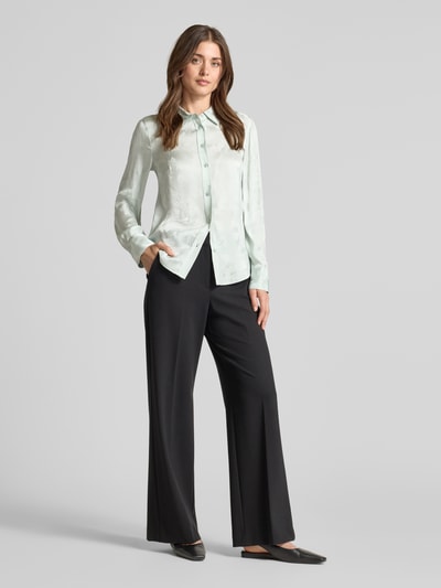 Calvin Klein Womenswear Bluse aus Viskose mit abgerundetem Saum Mint 1
