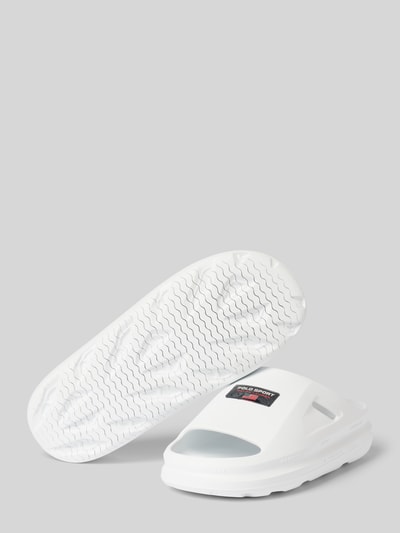 Polo Sport Slippers van leermix Wit - 4