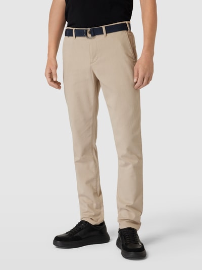 MCNEAL Stoffhose mit Gürtel Beige 4