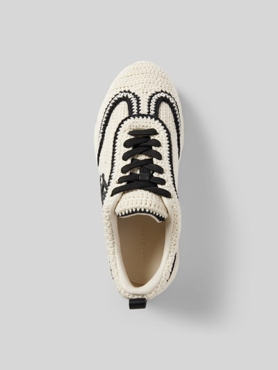 Tory Burch Sneaker in Strick-Optik Weiss 3