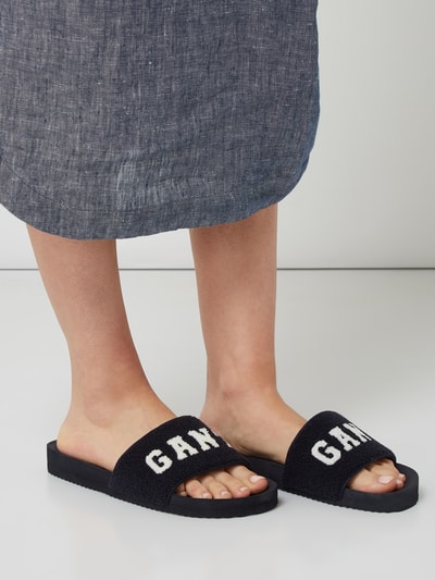 Gant Slides aus Frottee  Dunkelblau 3