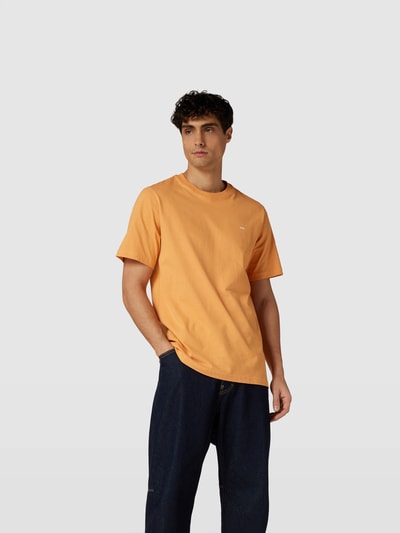 WOOD WOOD T-Shirt mit Label-Print Orange 4