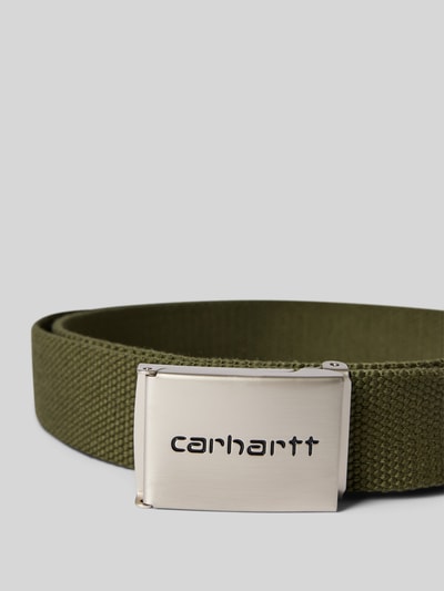 Carhartt Work In Progress Riem met kliksluiting en labeldetail Kaki - 2