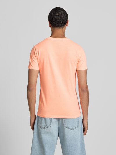 Superdry T-Shirt mit Rundhalsausschnitt und Label-Stitching Orange 5