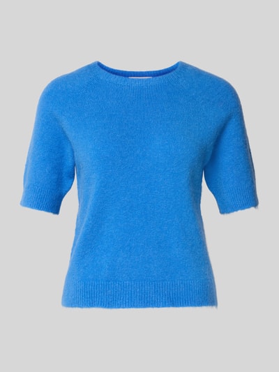 Rich & Royal Gebreide pullover met ribboorden Oceaanblauw - 2